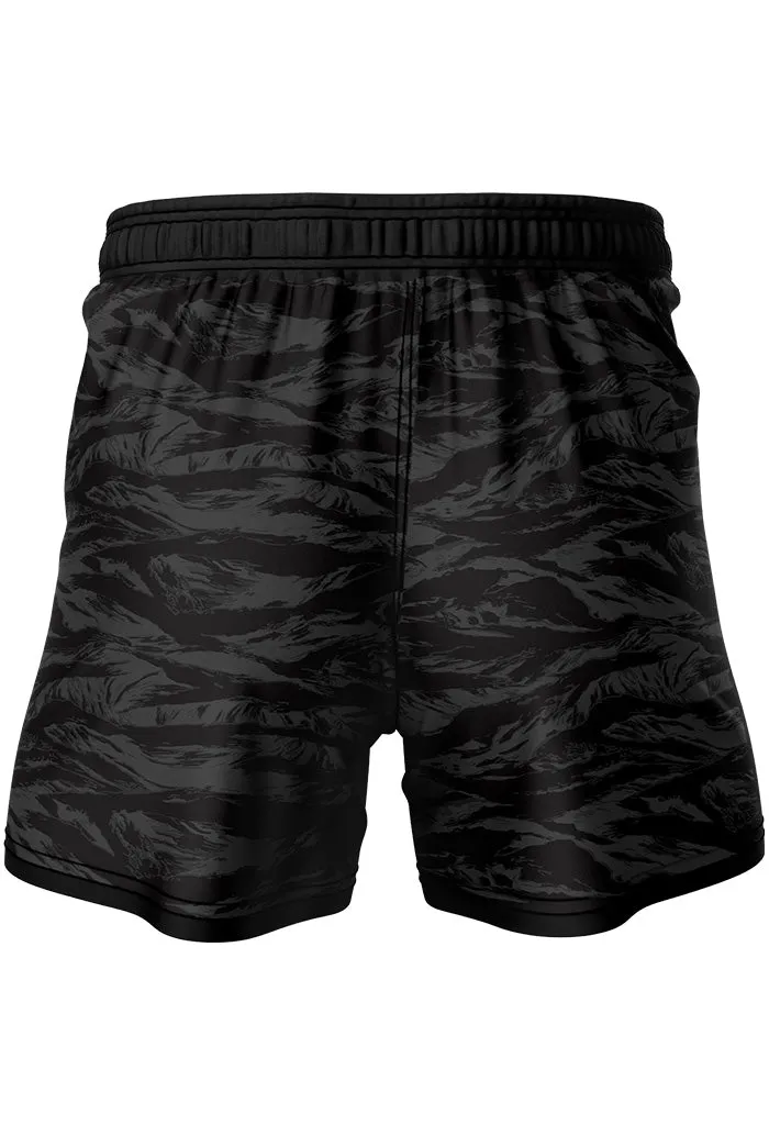 Shorts - Shadow Tiger Camo - Elastic Waist