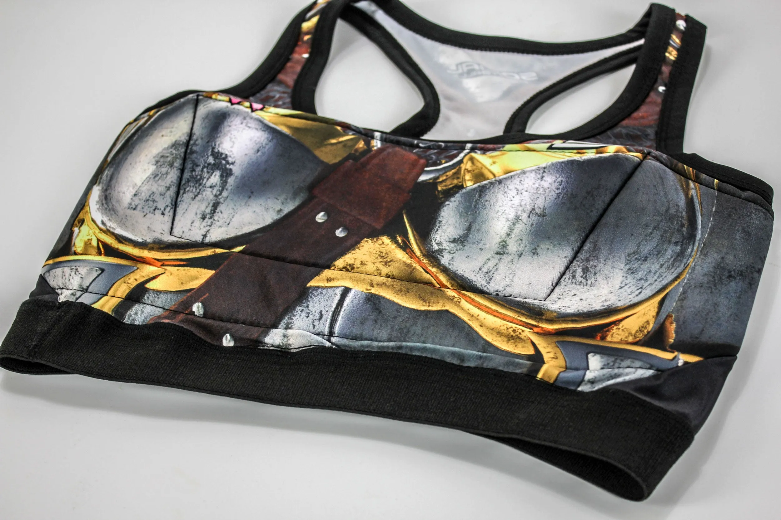 Social Paintball Grit Padded Sports Bra - Warrior Breastplate
