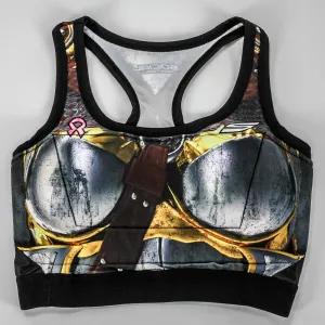 Social Paintball Grit Padded Sports Bra - Warrior Breastplate