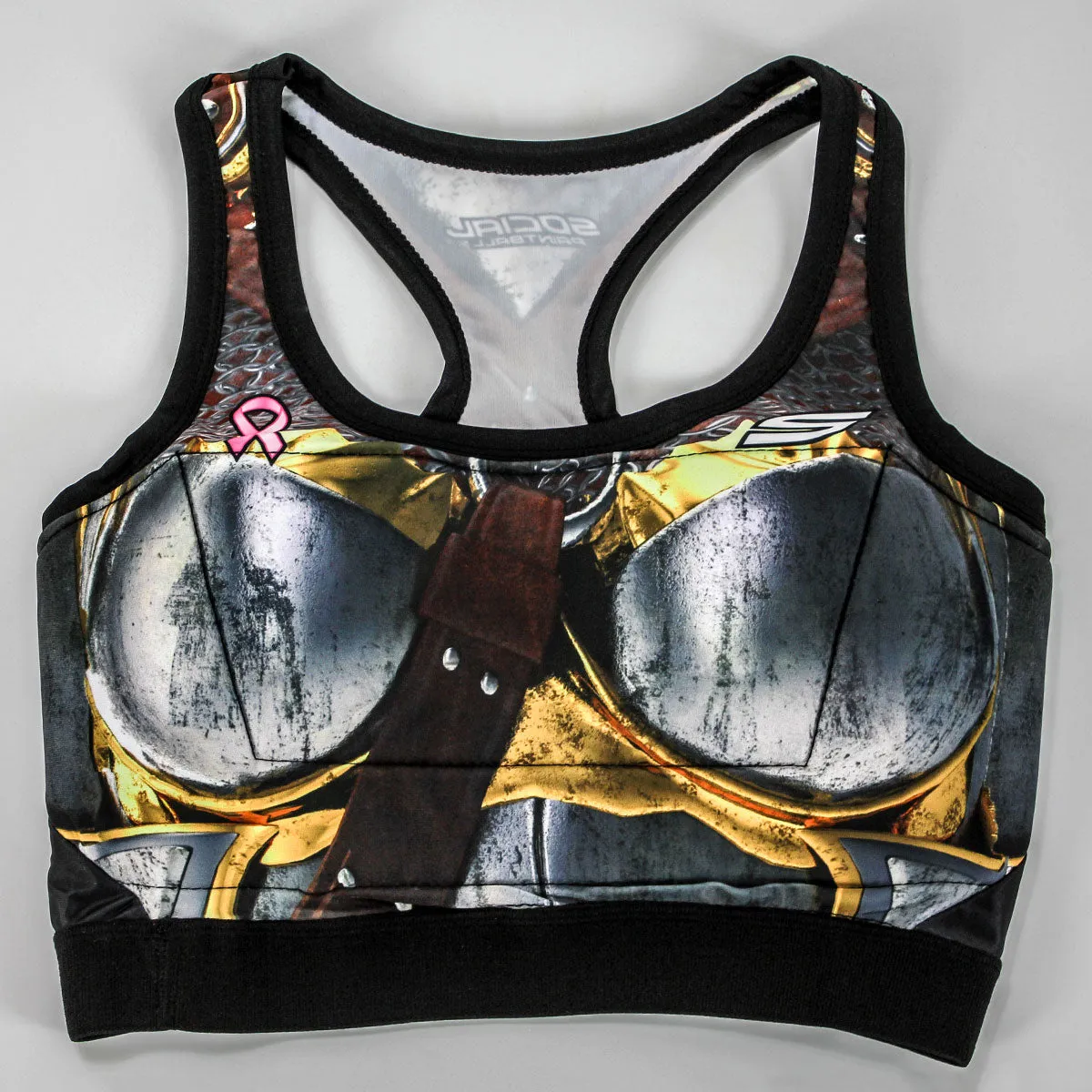 Social Paintball Grit Padded Sports Bra - Warrior Breastplate