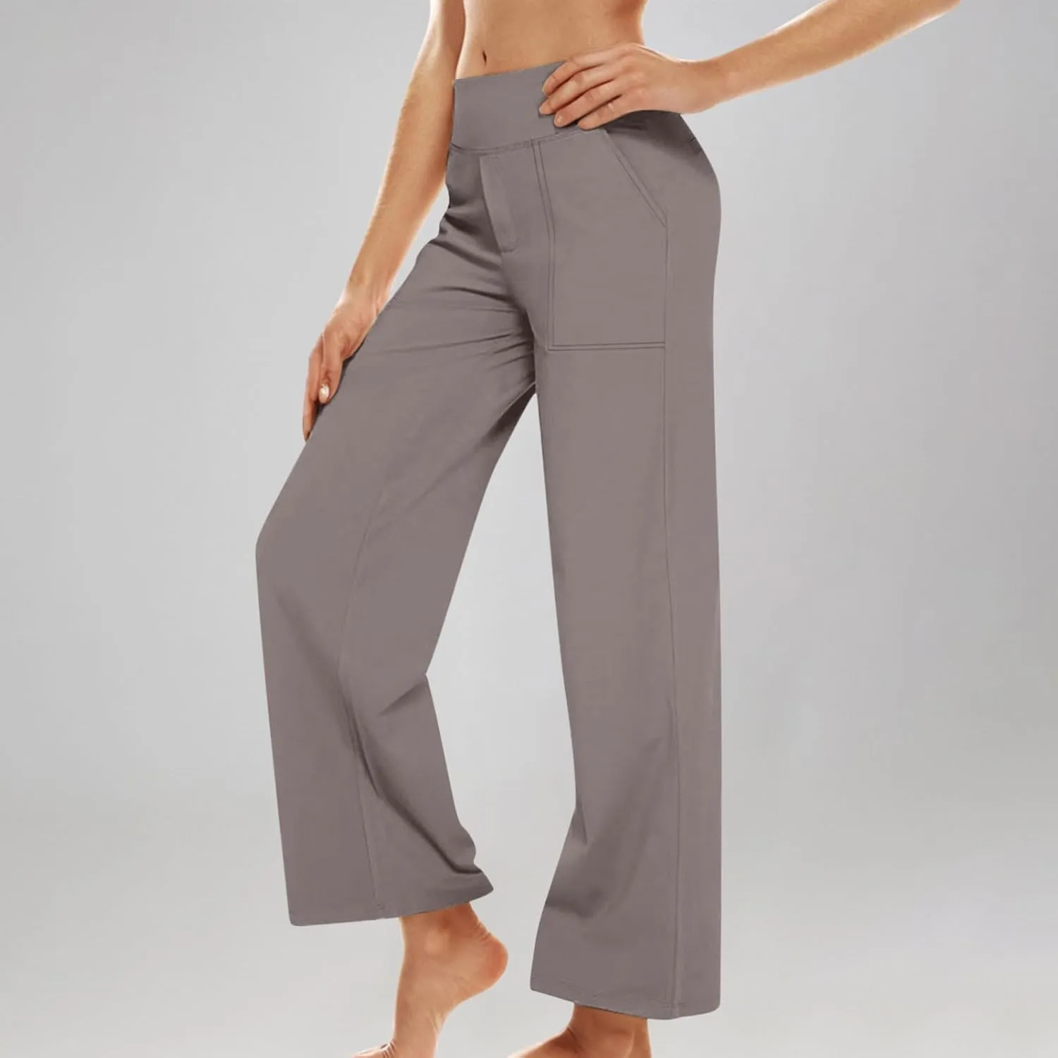 TARIENDY Yoga Pants Women 2025 Wide Leg Pants High Waist Stretch Dressy Casual Sweatpants Loose Comfy Workout Trousers