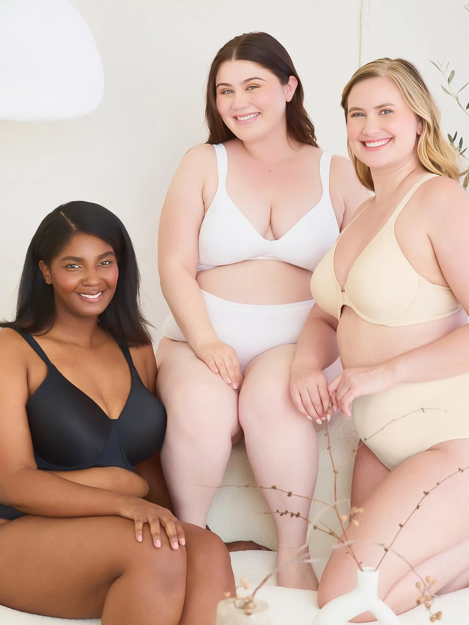 The Brigitte Full Coverage - Padded Wirefree T-Shirt Bra