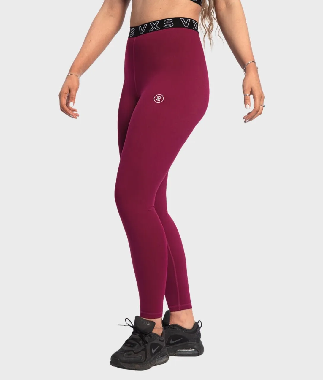 TRAINING Leggings [Maroon] - B Grade