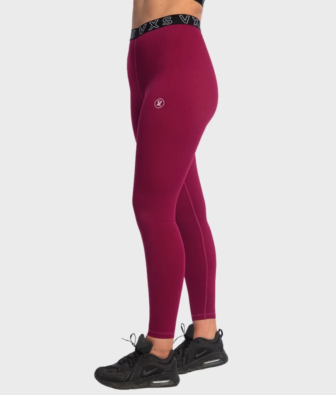 TRAINING Leggings [Maroon] - B Grade
