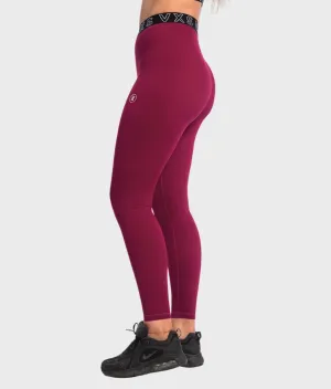 TRAINING Leggings [Maroon] - B Grade