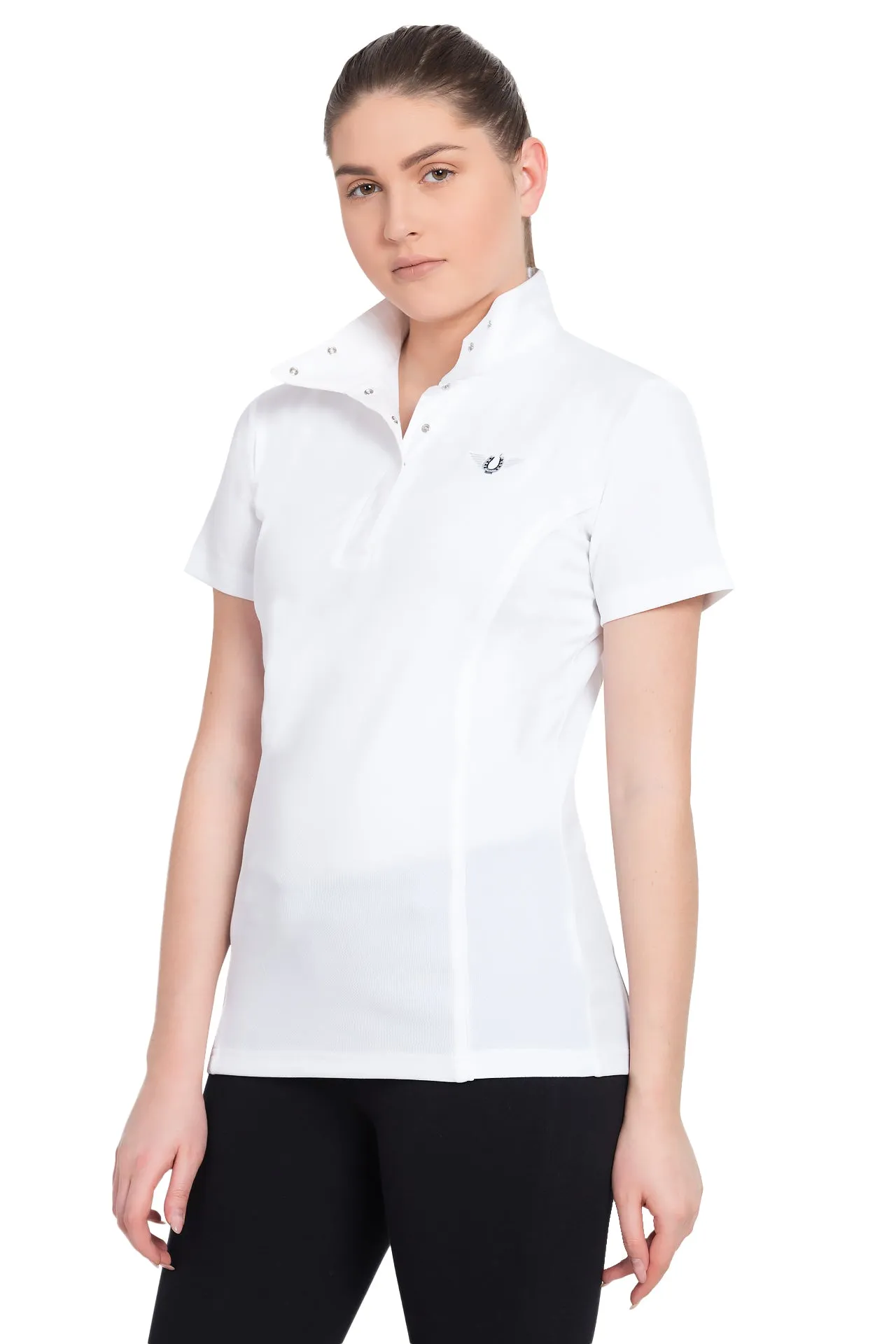TuffRider Ladies Kirby Kwik Dry Short Sleeve Show Shirt