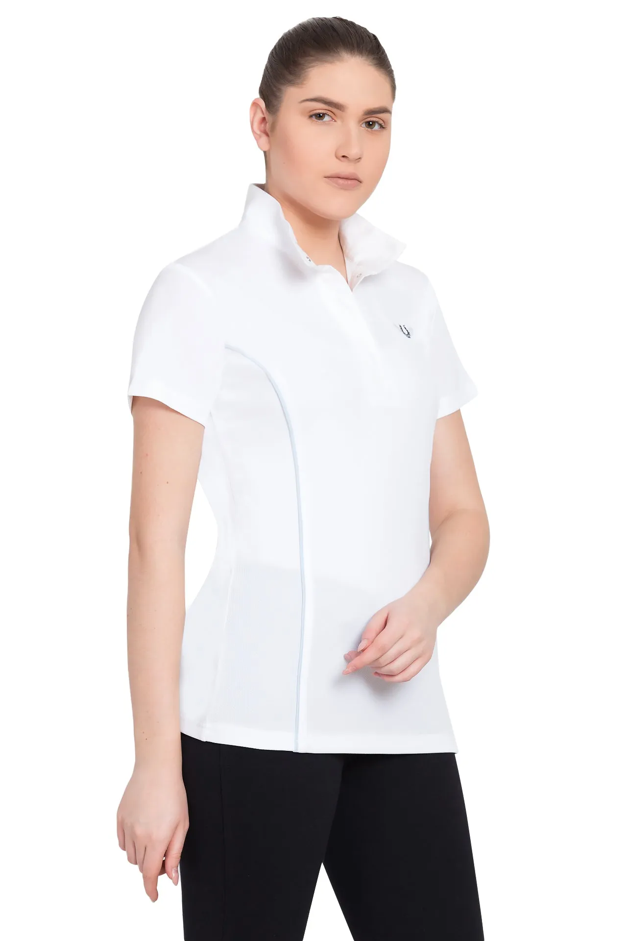 TuffRider Ladies Kirby Kwik Dry Short Sleeve Show Shirt