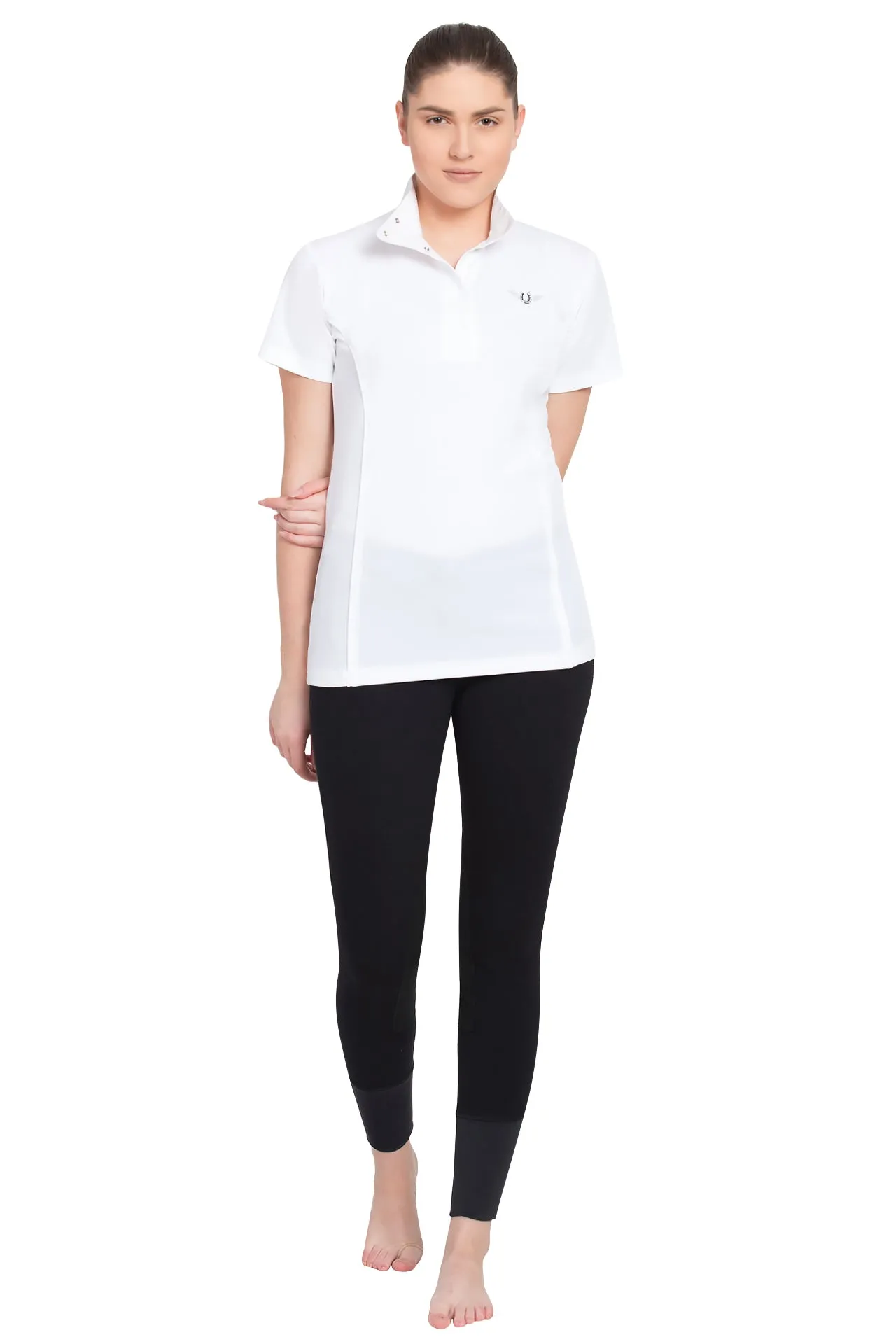 TuffRider Ladies Kirby Kwik Dry Short Sleeve Show Shirt