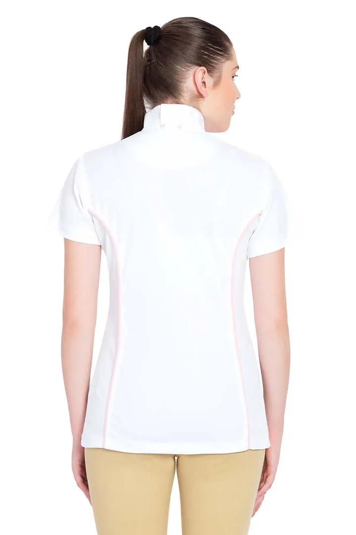 TuffRider Ladies Kirby Kwik Dry Short Sleeve Show Shirt