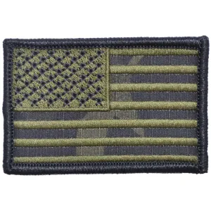 US Flag - 2x3 - Multicam Black w/ Olive Drab
