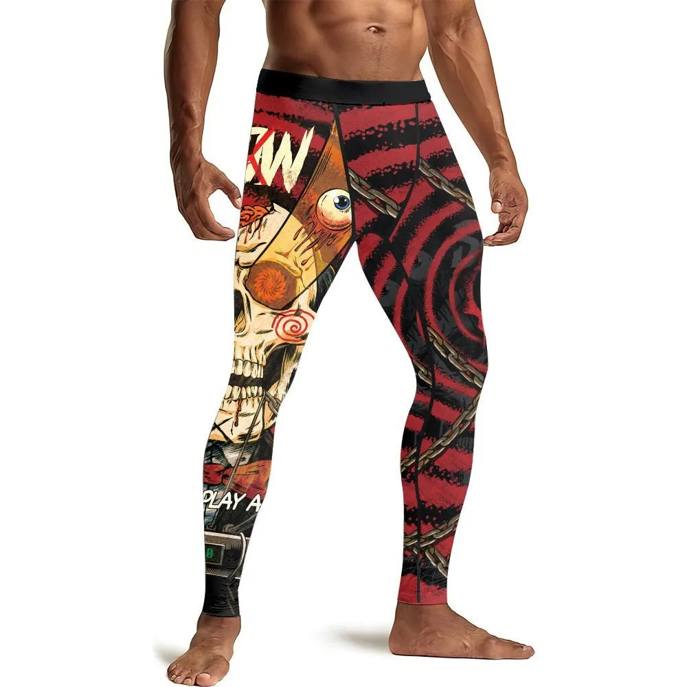 Wanna Play A Jigsaw Game Men's Compression Leggings
