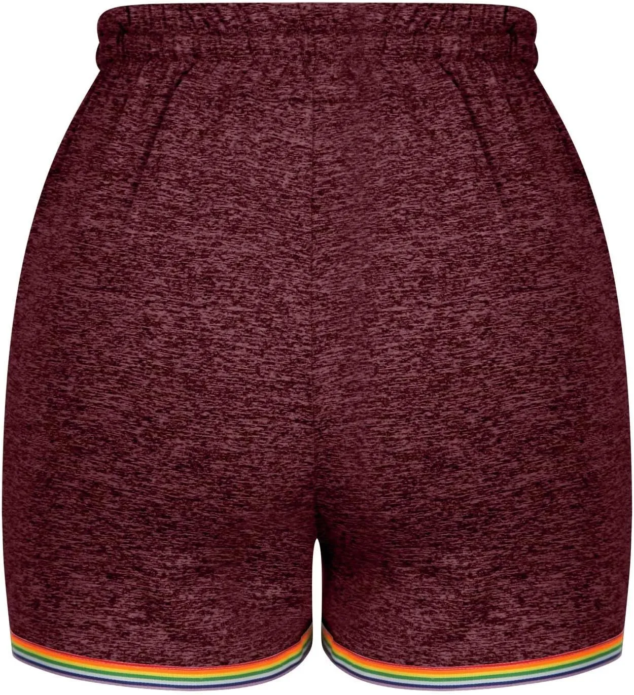 Women's Athletic Shorts High-Waisted Stretchable Workout Shorts for 2025 Summer Beach Vacation Gym Running Breathable